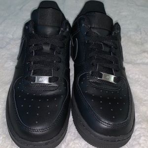 Black Air Force Ones **LIKE NEW**